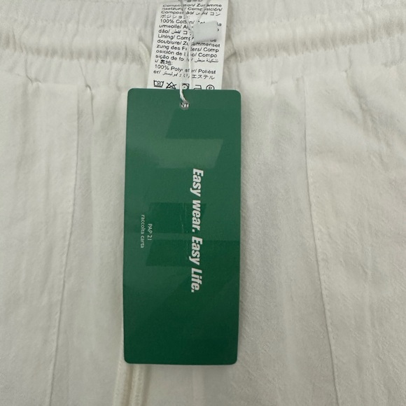 White Drawstring Pants - Picture 5 of 8